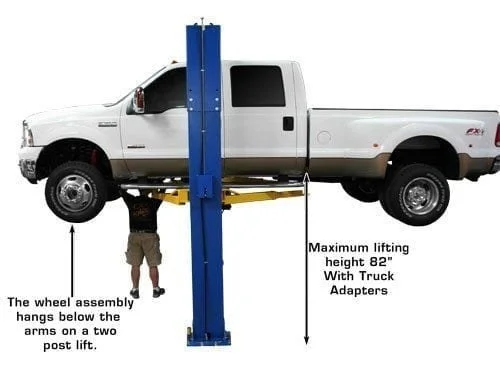 Atlas 10,000 lb Overhead 2-Post Lift Car