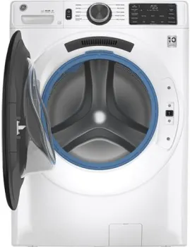 GE Side-by-Side Washer & Dryer Set with Front Load Washer and Electric Dryer