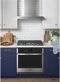 GE 30 Inch Electric Single Wall Oven with Scan-to-Cook, WiFi, Glass Touch Controls