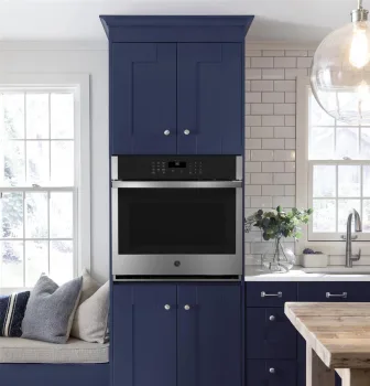 GE 30 Inch Electric Single Wall Oven with Scan-to-Cook, WiFi, Glass Touch Controls