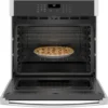 GE 30 Inch Electric Single Wall Oven with Scan-to-Cook, WiFi, Glass Touch Controls