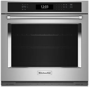 KitchenAid 27 Inch Single Electric Wall Oven with 4.3 Cu. Ft. Capacity