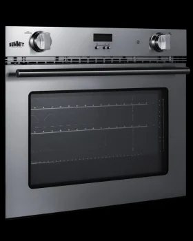 Summit 27 Inch Single Gas Wall Oven with 3.0 Cu. Ft. Capacity