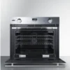 Summit 30 Inch Single Gas Wall Oven with 3.0 Cu. Ft. Capacity