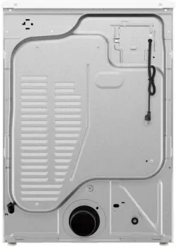 Stacked Washer & Dryer Set with Front Load Washer and Gas Dryer in White