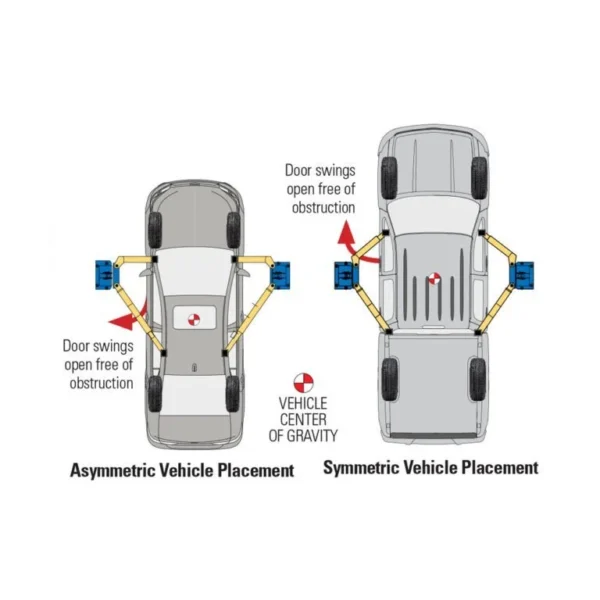 Forward lift i10 10,000 lb ali certified two-post lift