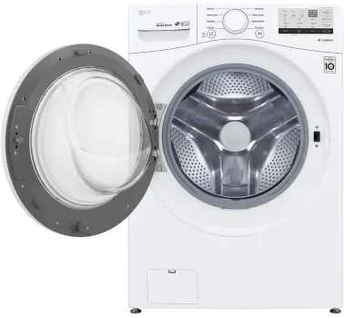 LG Stacked Washer & Dryer Set with Front Load Washer and Electric Dryer
