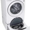 LG Side-by-Side Washer & Dryer Set with Front Load Washer and Gas Dryer