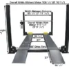 Atlas 408SL Super Deluxe 4-Post Lift