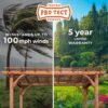 10 x 10 Pergola