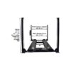 Atlas Apex 8 ALI Certified Four Post Lift + RJ35 Sliding Jacks Combo