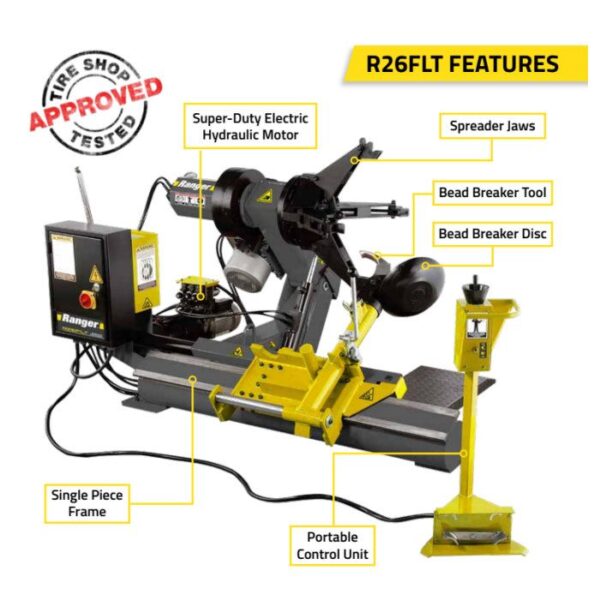 Ranger R26FLT Super-Duty Truck Tire Changer