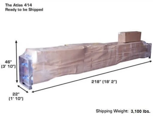 Atlas 414 14,000 lbs Commercial 4 Post Lift