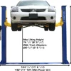Atlas 9,000 lbs 2 Post Baseplate Lift
