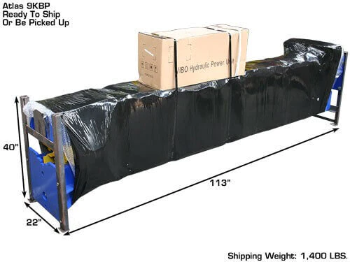 Atlas 9,000 lbs 2 Post Baseplate Lift