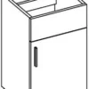 Empire Industries Doll House Collection 17 Inch Contemporary Vanity with Single Door Cabinet