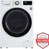 LG Stacked Washer & Dryer Set with Front Load Washer and Electric Dryer