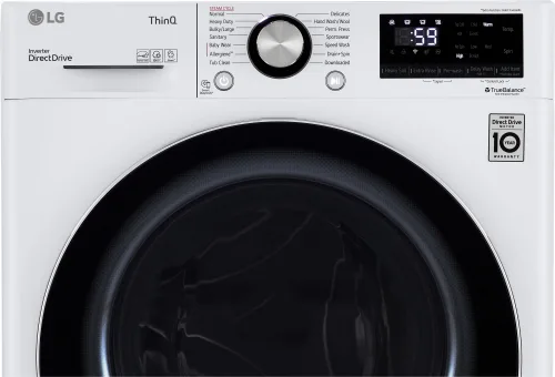 LG Stacked Washer & Dryer Set with Front Load Washer and Electric Dryer
