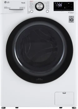 LG Stacked Washer & Dryer Set with Front Load Washer and Electric Dryer
