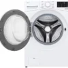LG Stacked Washer & Dryer Set with Front Load Washer and Electric Dryer