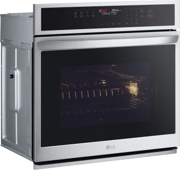 LG 30 Inch Single Electric Smart Wall Oven with 4.7 cu. ft. Convection Oven